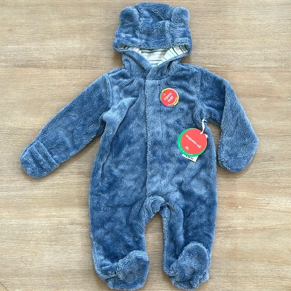 Magnetic Me Other - Magnetic Me Baby Boy Minky Pram Winter Sky Blue Newborn 3-6 months